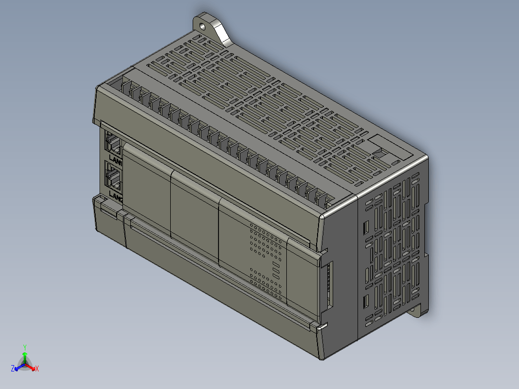 雷赛MP系列运动控制PLC3D模型图