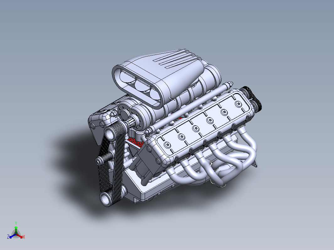 十二缸活塞发动机 V12 Engine