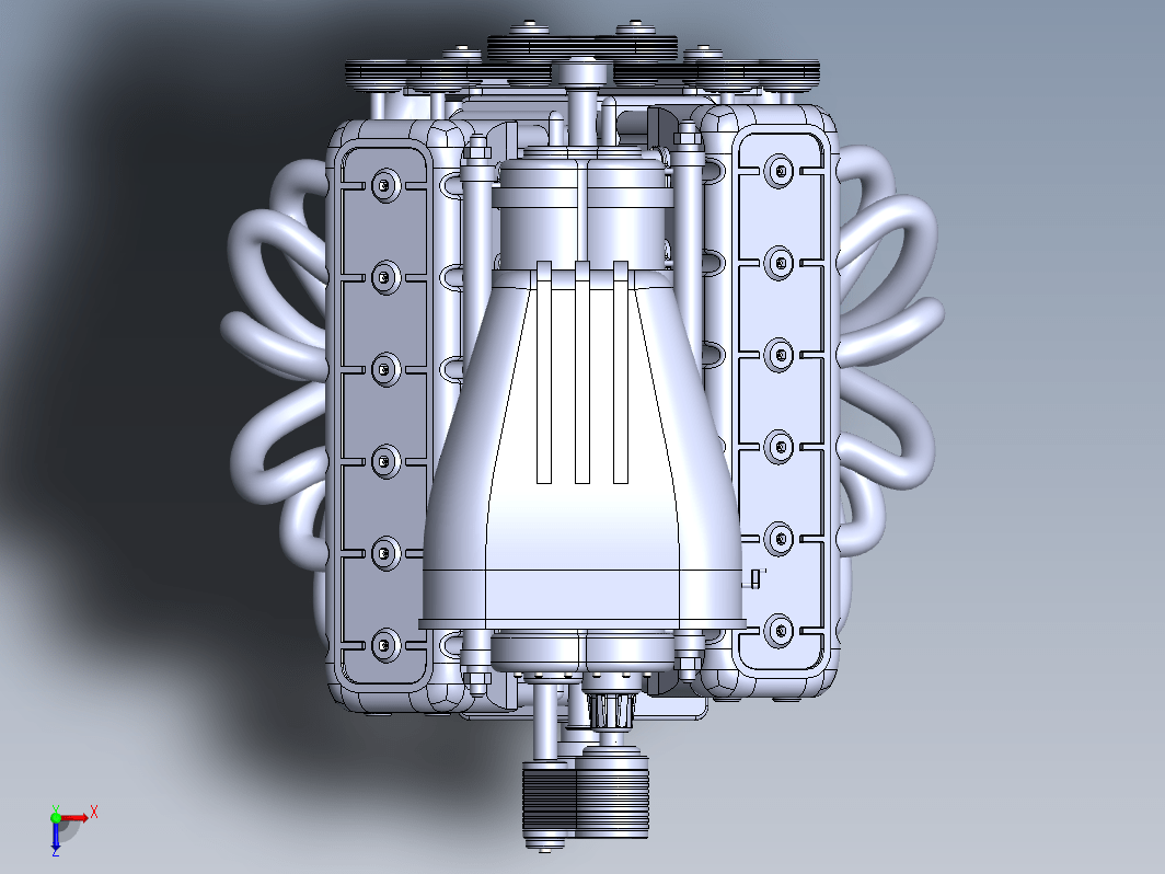 十二缸活塞发动机 V12 Engine