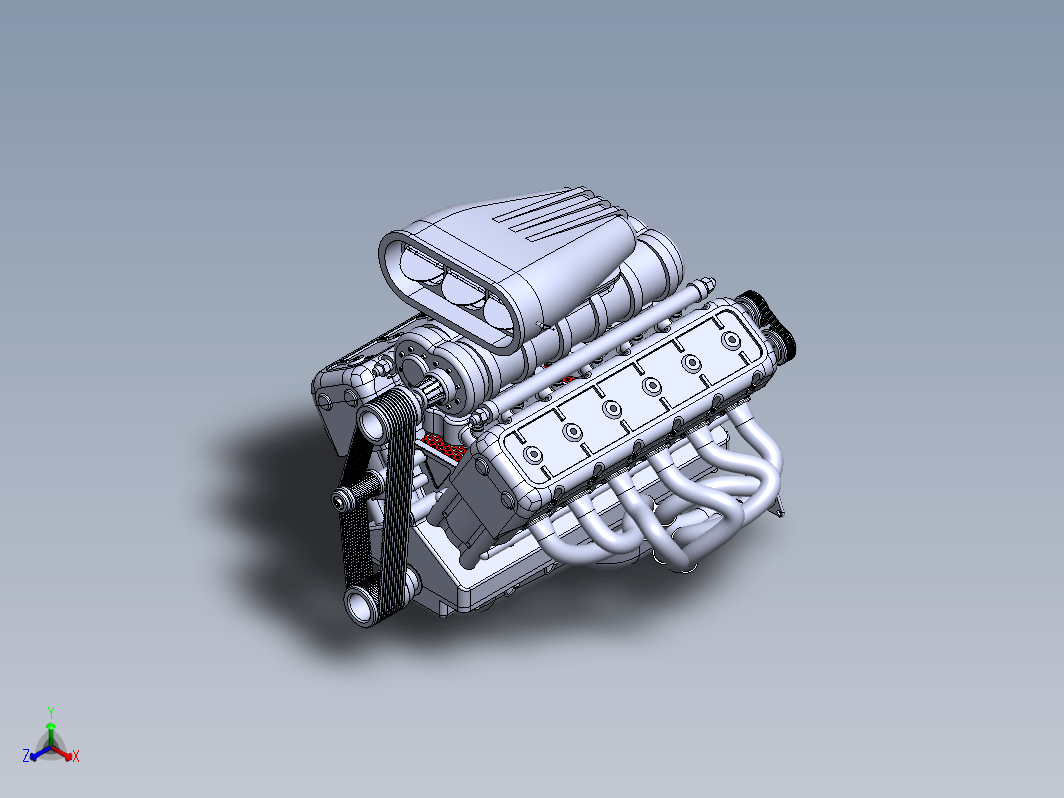 十二缸活塞发动机 V12 Engine