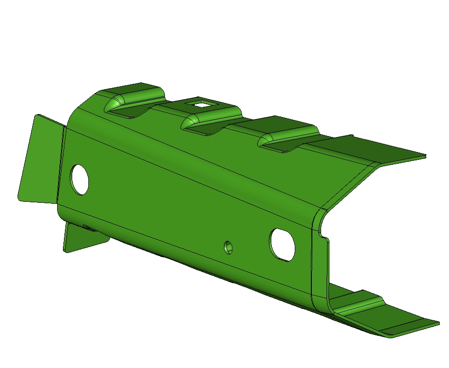 保险杠支撑板成形工艺分析及模具设计【三套模具】CAD+说明书