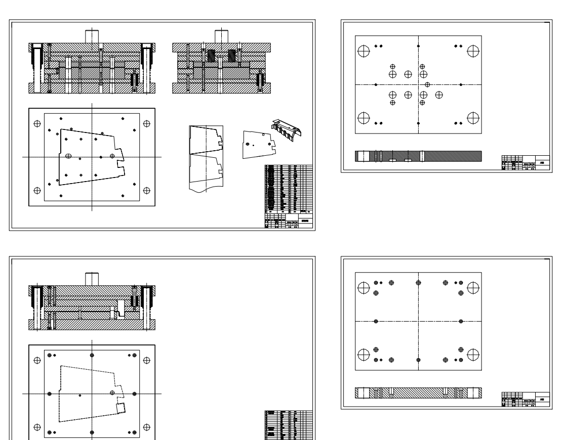 保险杠支撑板成形工艺分析及模具设计【三套模具】CAD+说明书