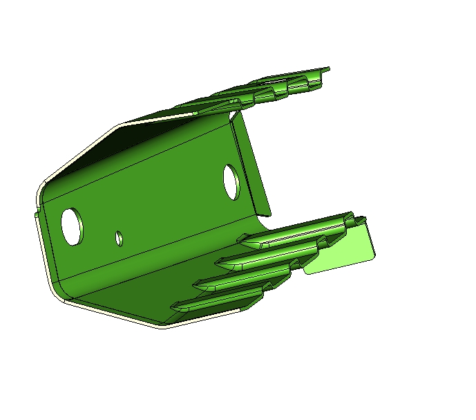 保险杠支撑板成形工艺分析及模具设计【三套模具】CAD+说明书