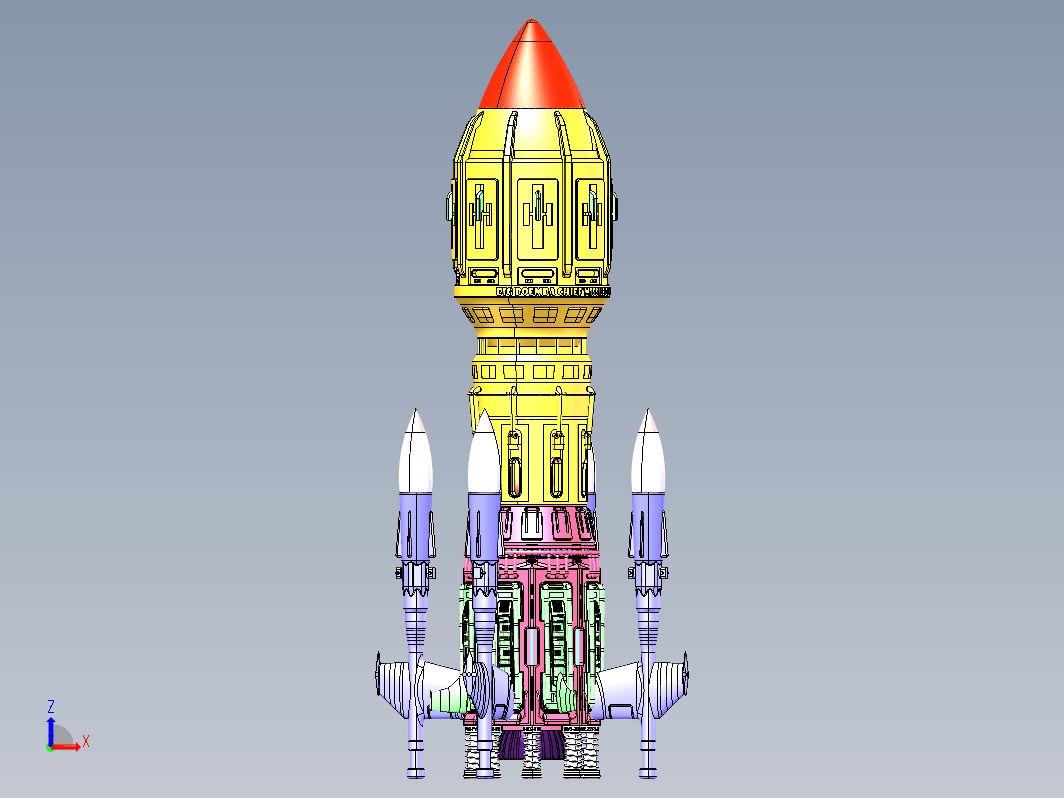 火箭玩具模型