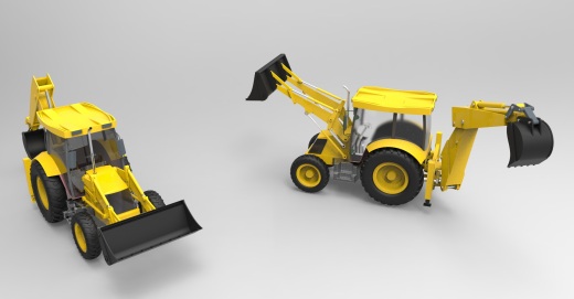 JCB3CX挖掘装载机缩略图