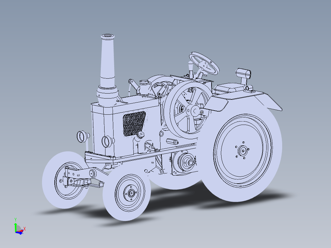 LANZ BULLDOG模型拖拉机