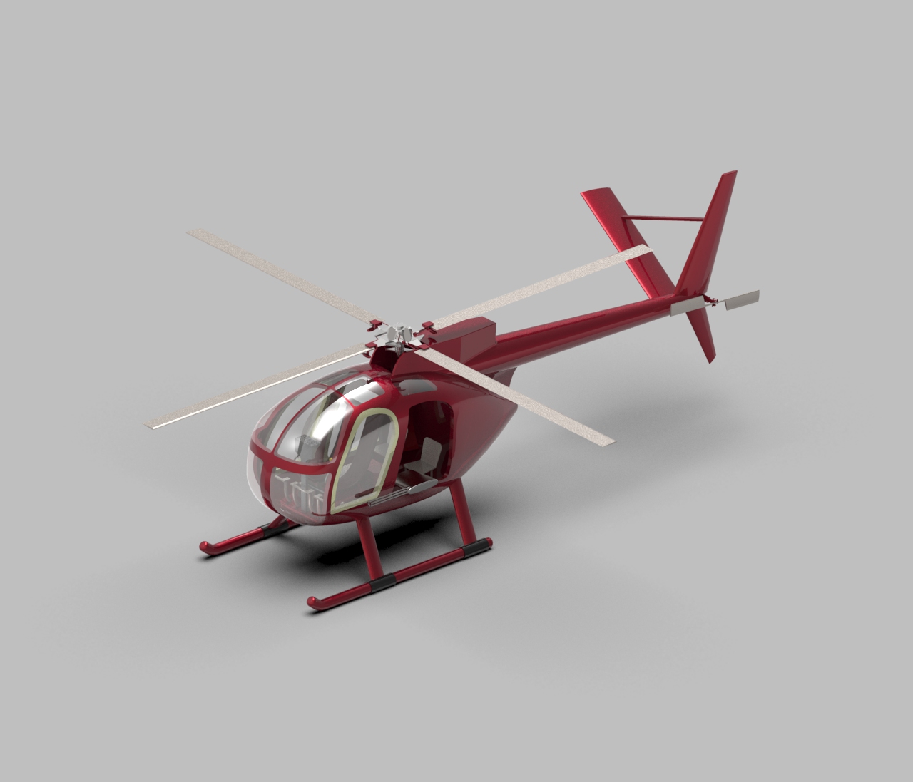 OH-6A直升机