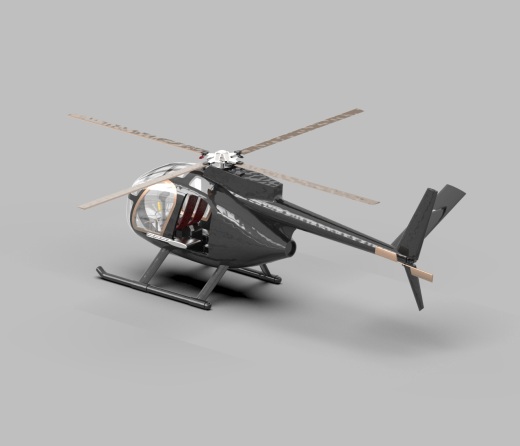 OH-6A直升机缩略图