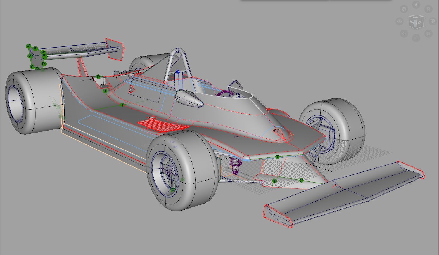 FERRARI Formula 1方程式赛车简易外形