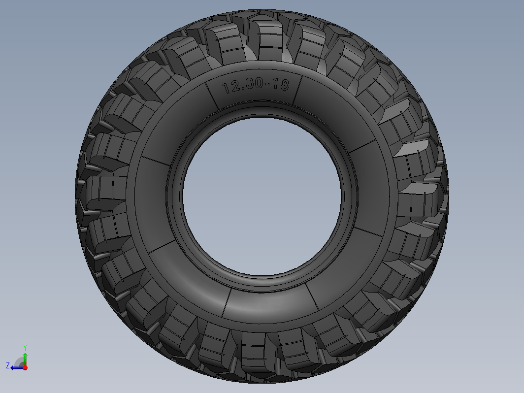 Tire 12-18轮胎模型