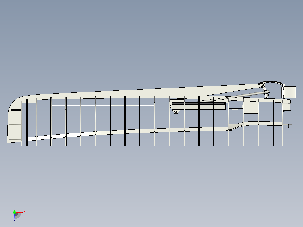 lar船模骨架结构