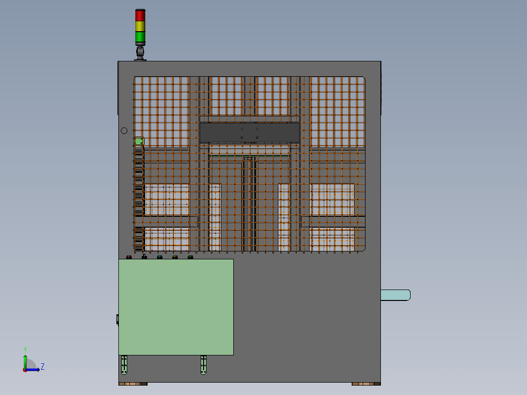 悬臂式提升机完整3D套图+工程图