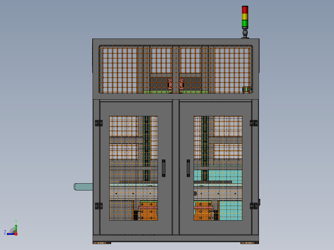 悬臂式提升机完整3D套图+工程图