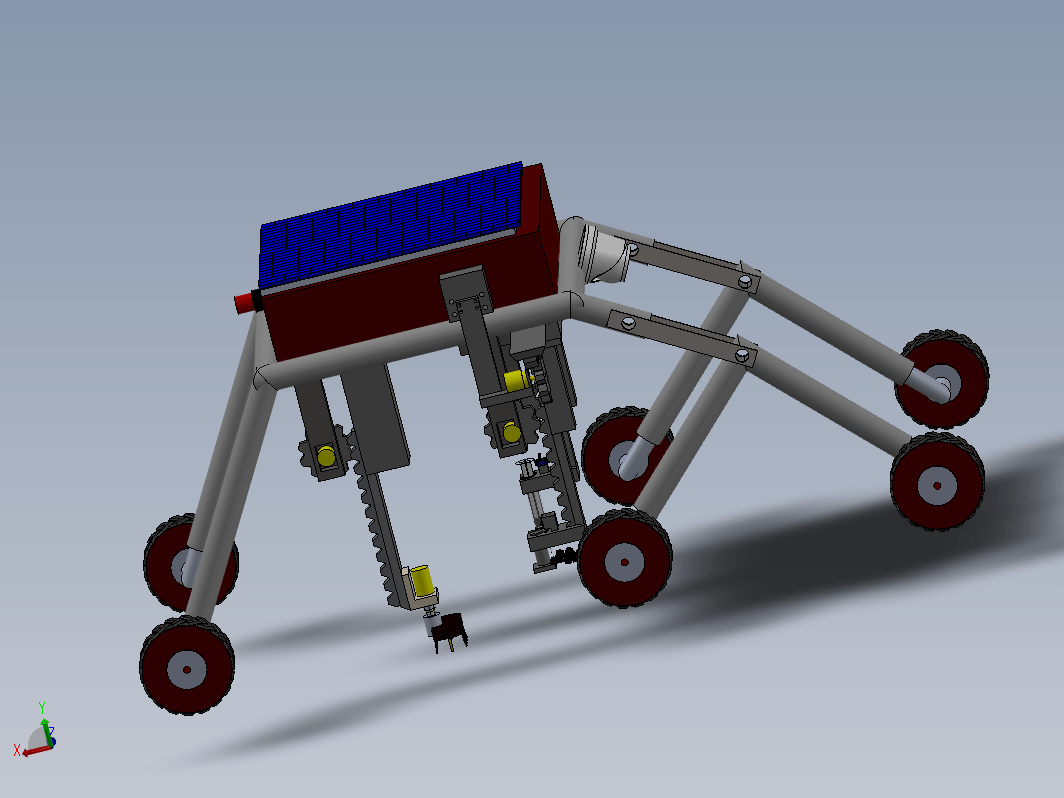 农用作业机器人小车 