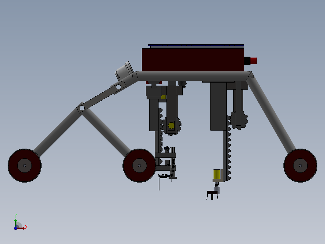 农用作业机器人小车 