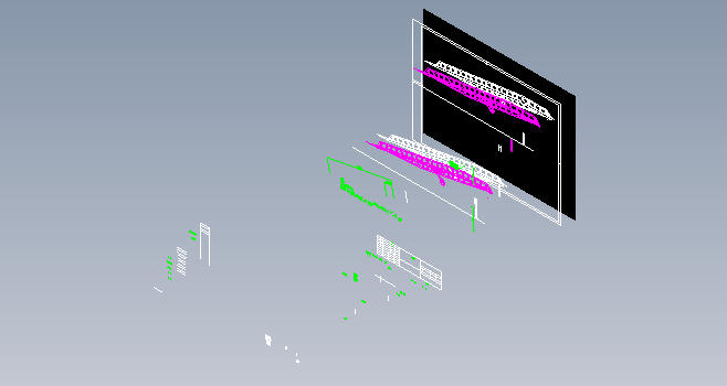 移动登车桥模型