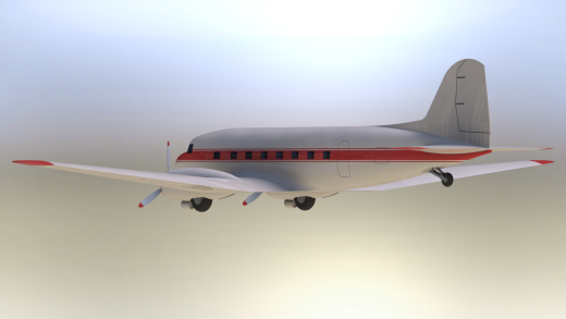 Douglas DC-3固定翼螺旋桨驱动客机缩略图