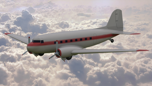 Douglas DC-3固定翼螺旋桨驱动客机缩略图
