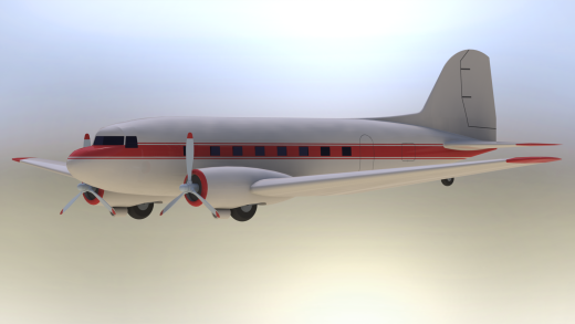 Douglas DC-3固定翼螺旋桨驱动客机缩略图