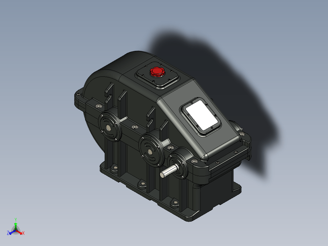 Speed reducer二级直齿减速器