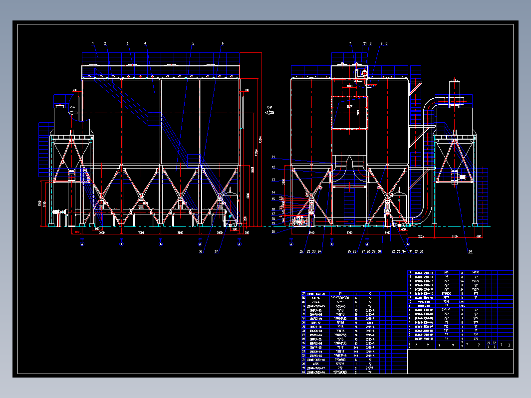 LCDM3500长袋低压布袋除尘器