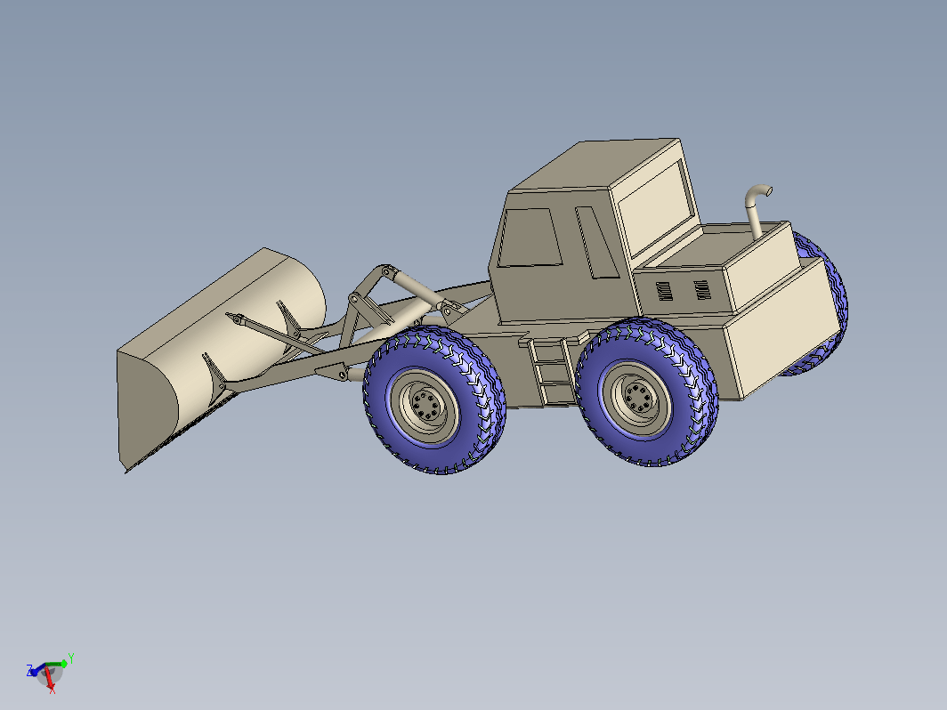 轮式装载机三维参数化造型SolidWorks+设计说明书