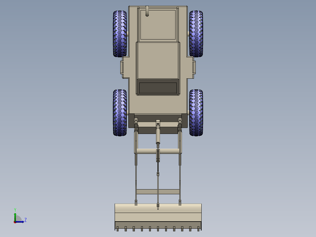 轮式装载机三维参数化造型SolidWorks+设计说明书