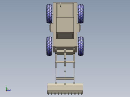 轮式装载机三维参数化造型SolidWorks+设计说明书缩略图