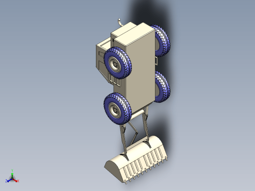 轮式装载机三维参数化造型SolidWorks+设计说明书缩略图