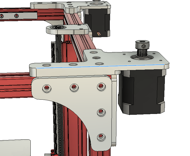 Core XY 300x300x300 3D打印机结构