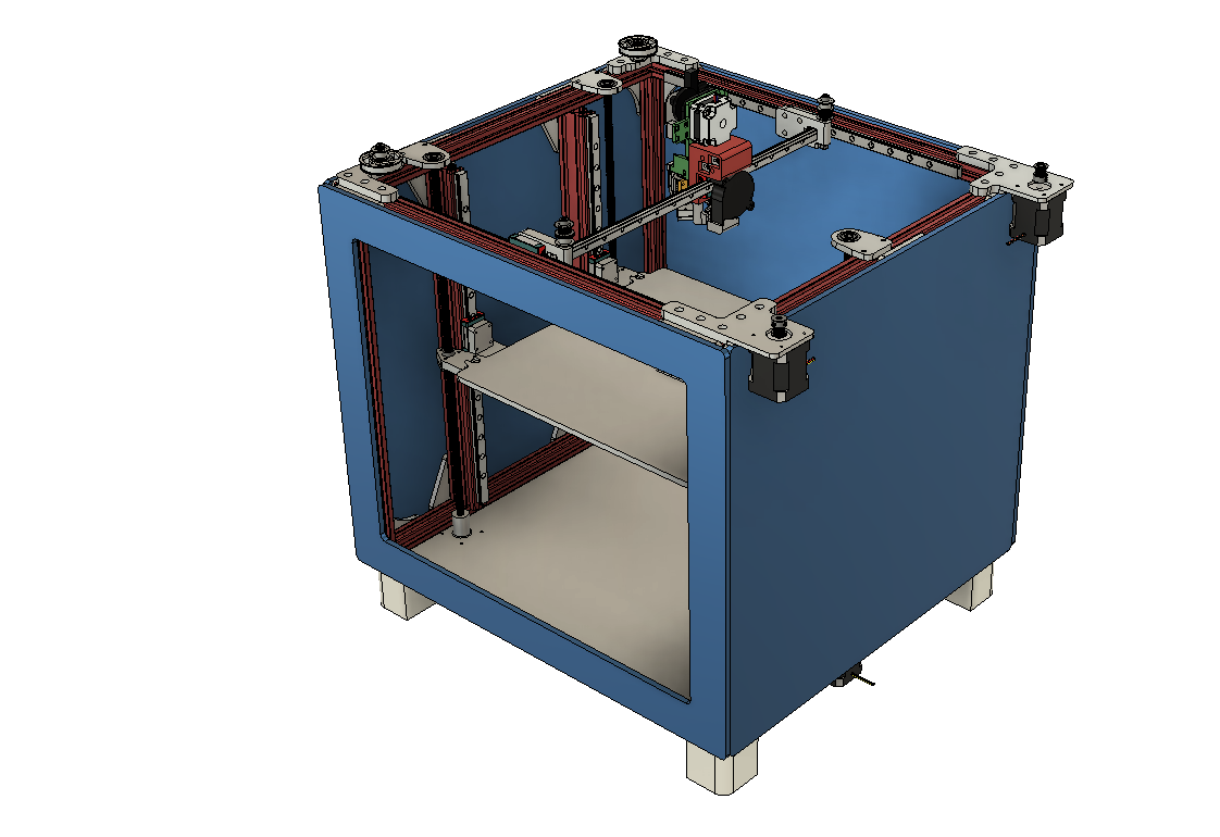 Core XY 300x300x300 3D打印机结构