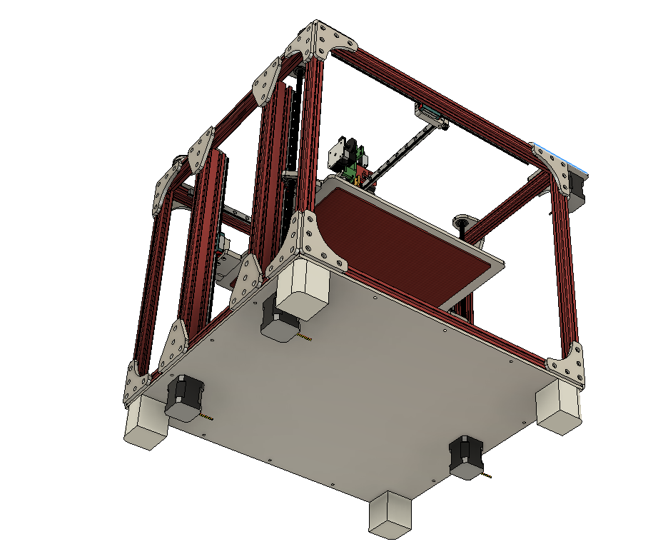 Core XY 300x300x300 3D打印机结构