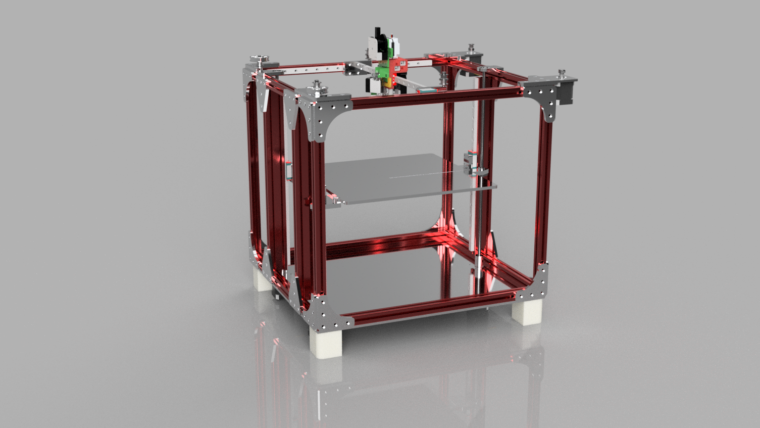 Core XY 300x300x300 3D打印机结构