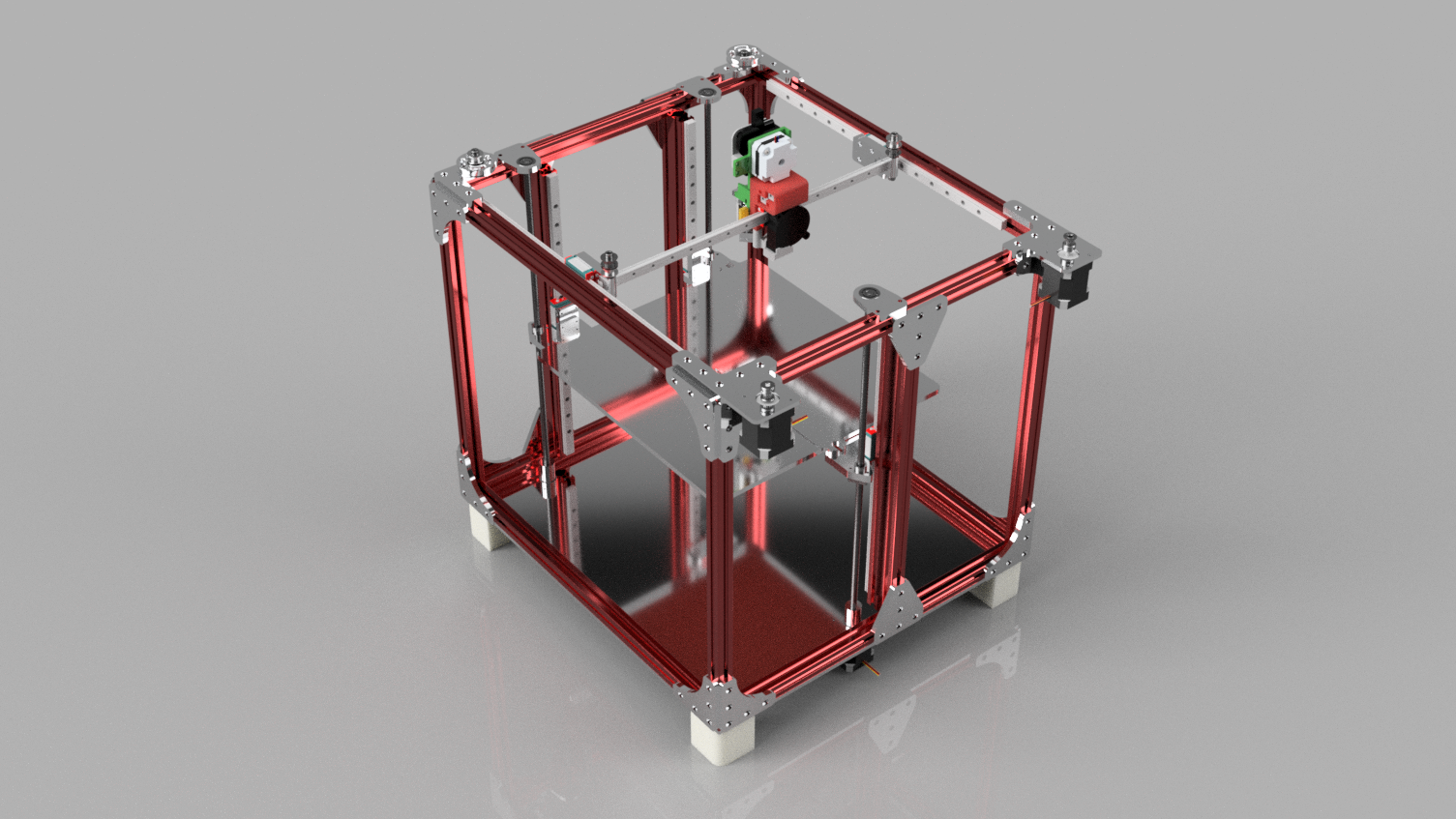 Core XY 300x300x300 3D打印机结构