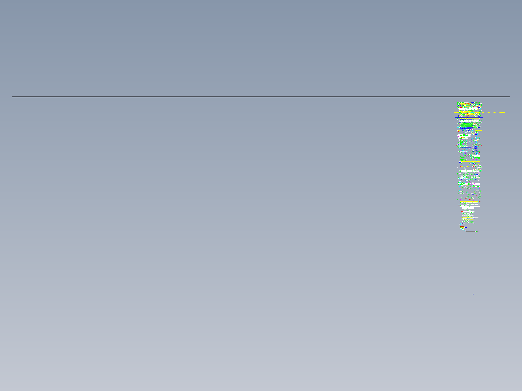 反硝化深床滤池CAD图纸