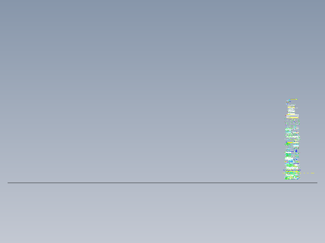 反硝化深床滤池CAD图纸