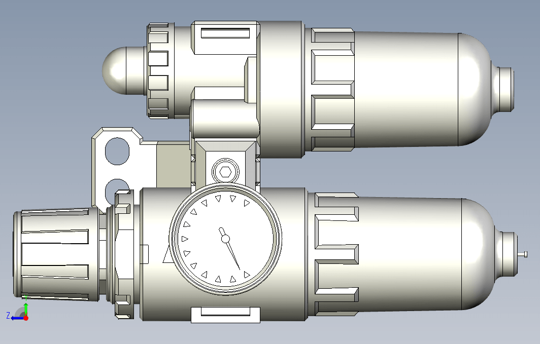 气源处理元件三点式组合3D-AFC-150-H系列