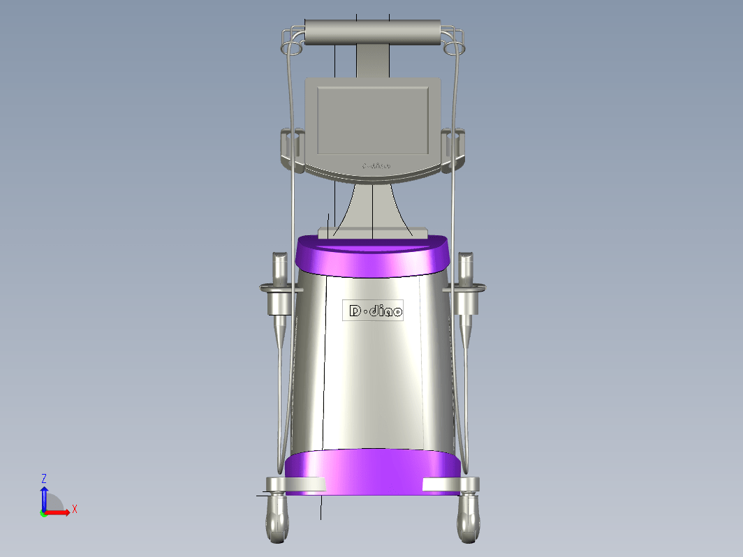 美容仪器造型模型图