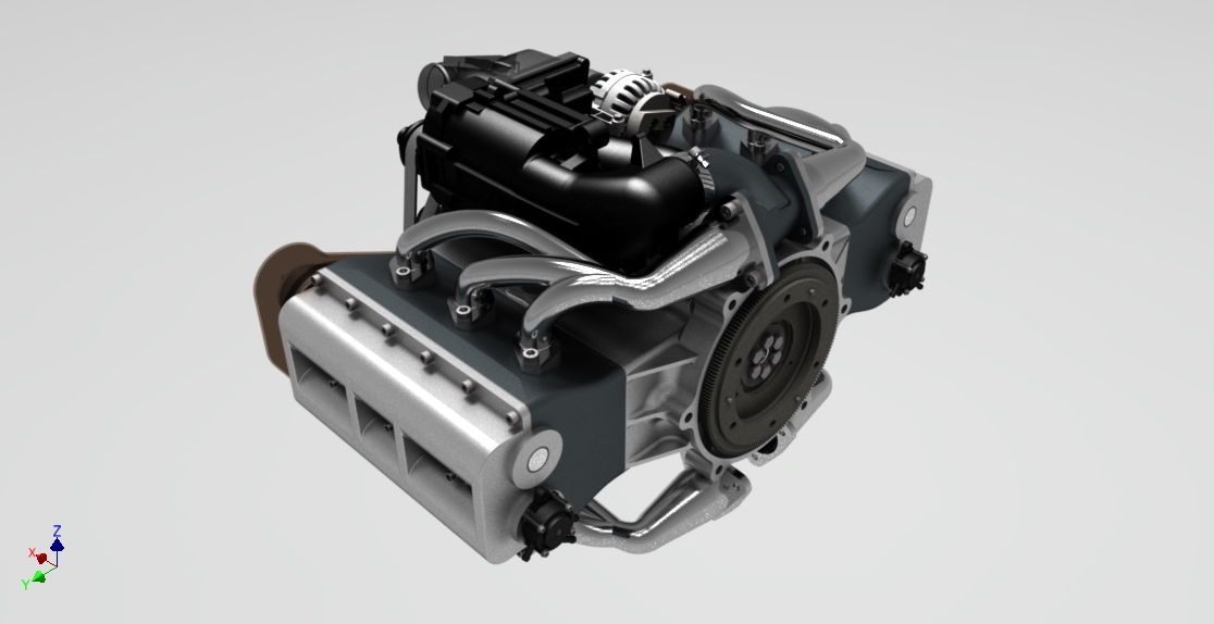 boxer engine 6缸对置气缸发动机