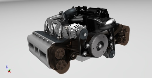 boxer engine 6缸对置气缸发动机缩略图