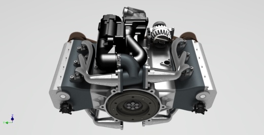 boxer engine 6缸对置气缸发动机缩略图