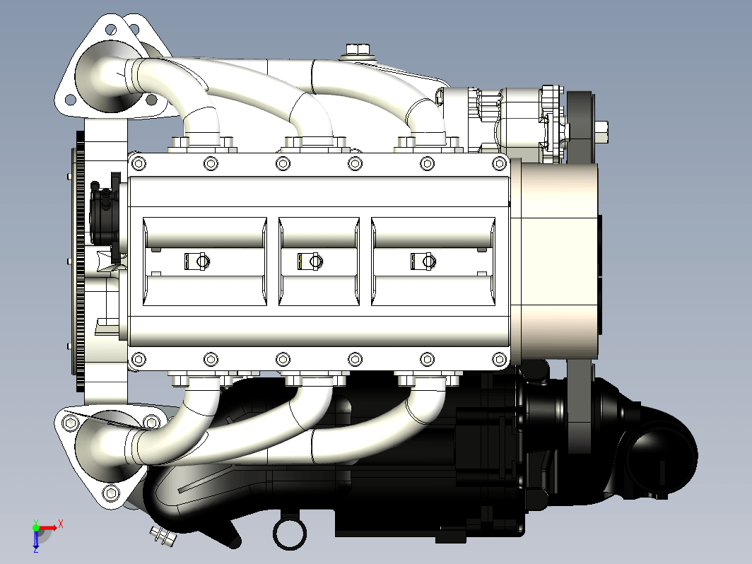 boxer engine 6缸对置气缸发动机