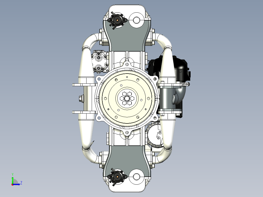 boxer engine 6缸对置气缸发动机