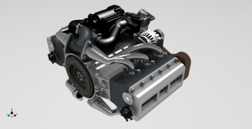 boxer engine 6缸对置气缸发动机缩略图