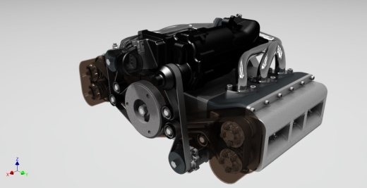 boxer engine 6缸对置气缸发动机缩略图