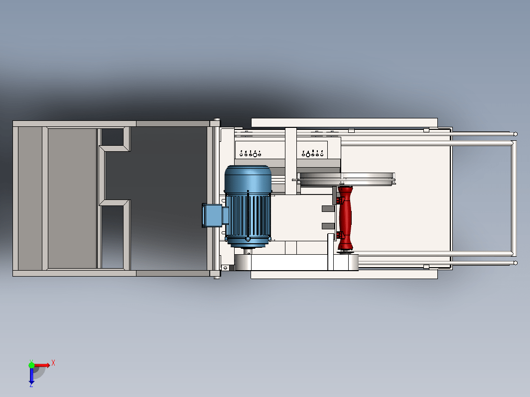 电锯机结构3D图纸 Solidworks设计 附STEP