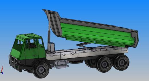 offroad-truck卸料车翻斗设计缩略图