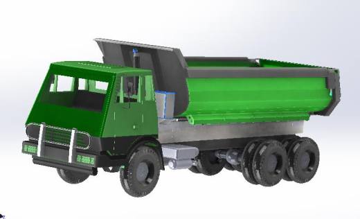 offroad-truck卸料车翻斗设计缩略图
