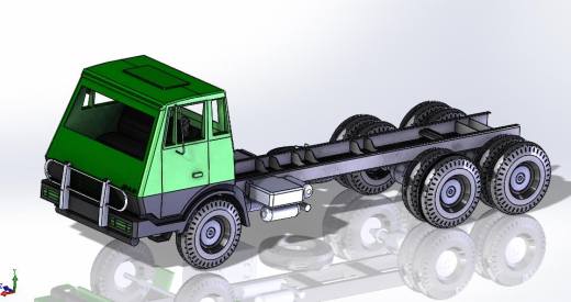 offroad-truck卸料车翻斗设计缩略图