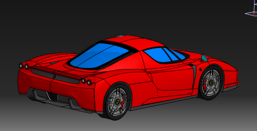 Ferrari enzo简易跑车缩略图